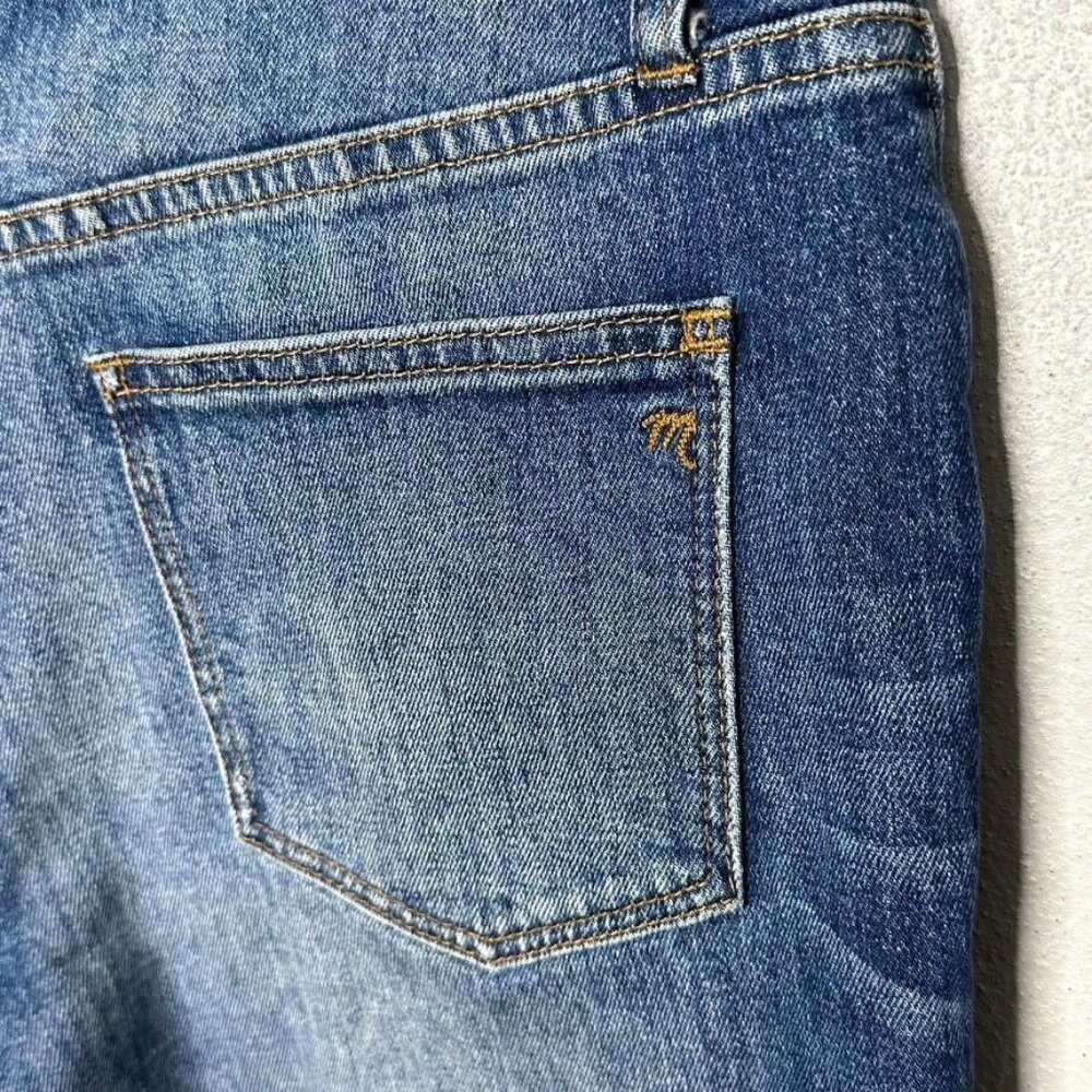 Madewell High Rise Jean Shorts Womens Size 25 Blue Denim Stretch Raw Hem - Picture 4 of 10